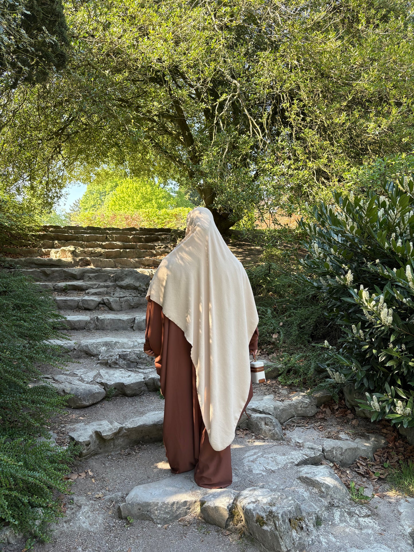 Khimar long en Jazz beige